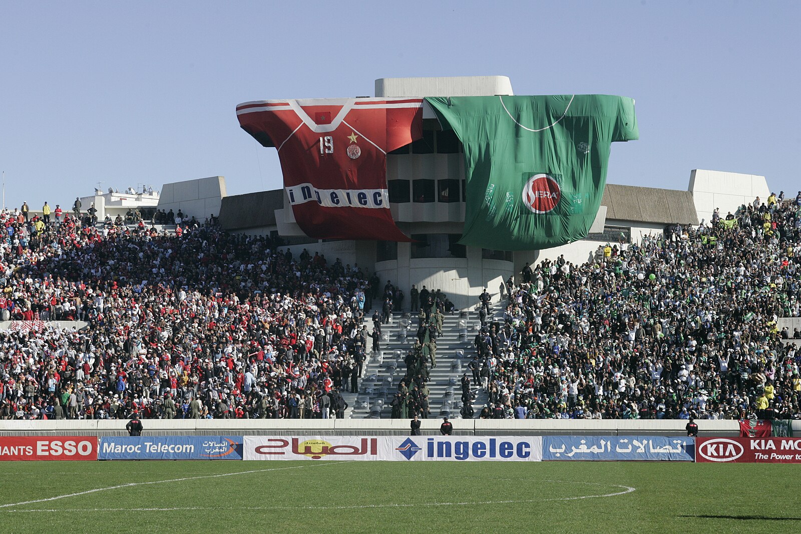 Stade Mohammed V Casablanca — Wydad vs Raja derby (via Wikimedia Commons)